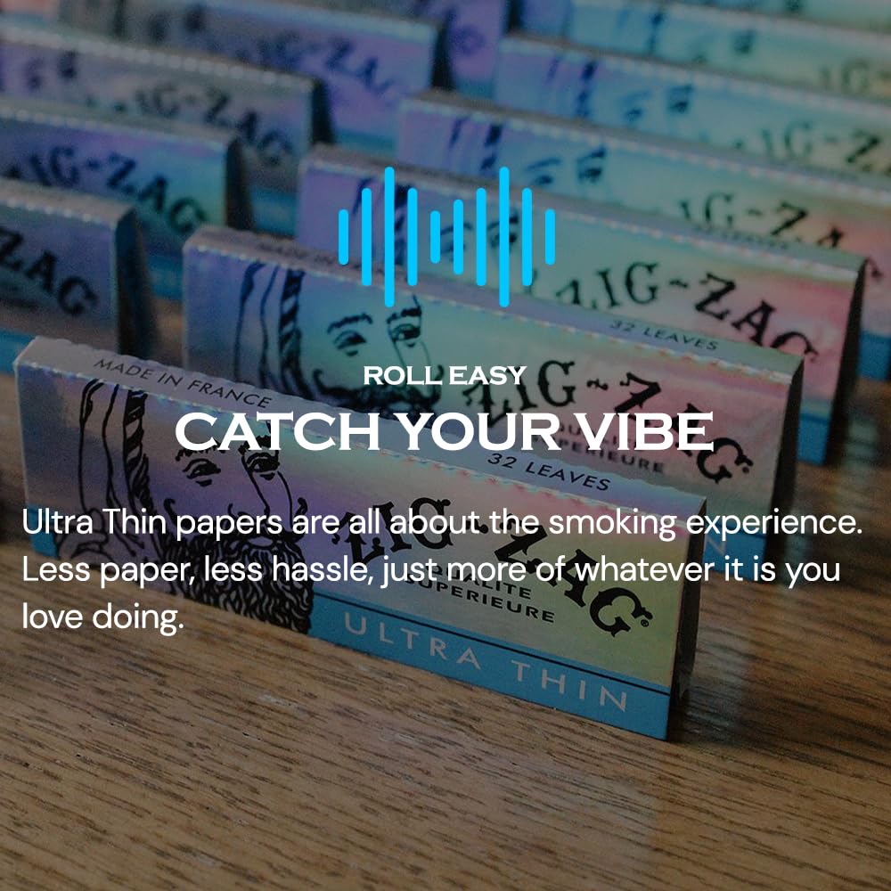 Amazon.com: ZIG-ZAG Rolling Papers 1 ¼ Ultra Thin (48 Booklets